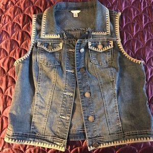 Light blue Jean Vest